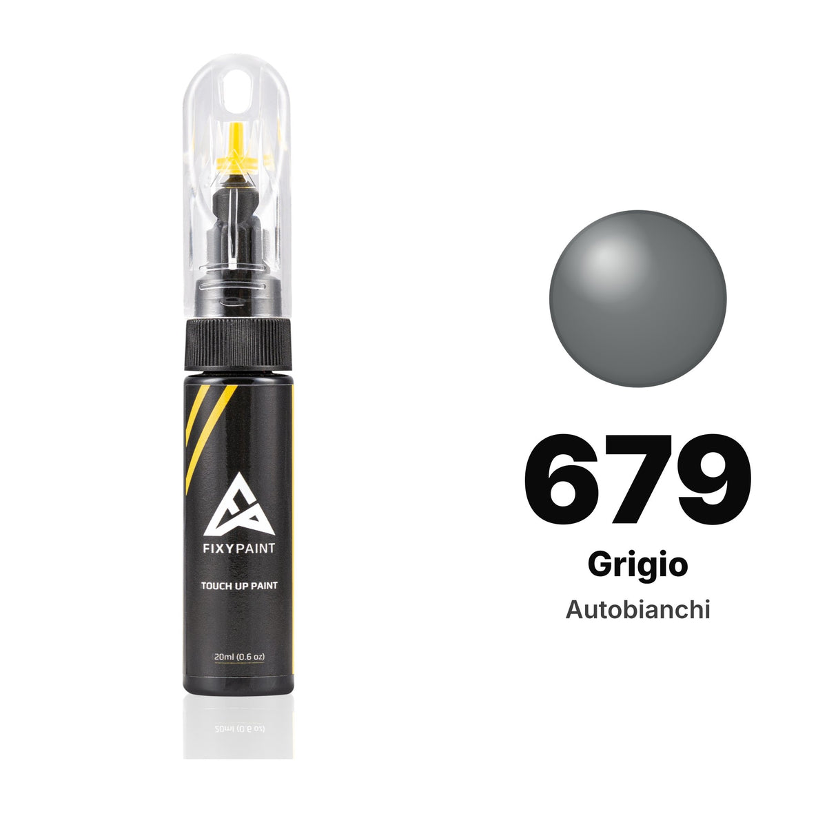 Touch-up paint for Autobianchi 679 Grigio, Basic kit