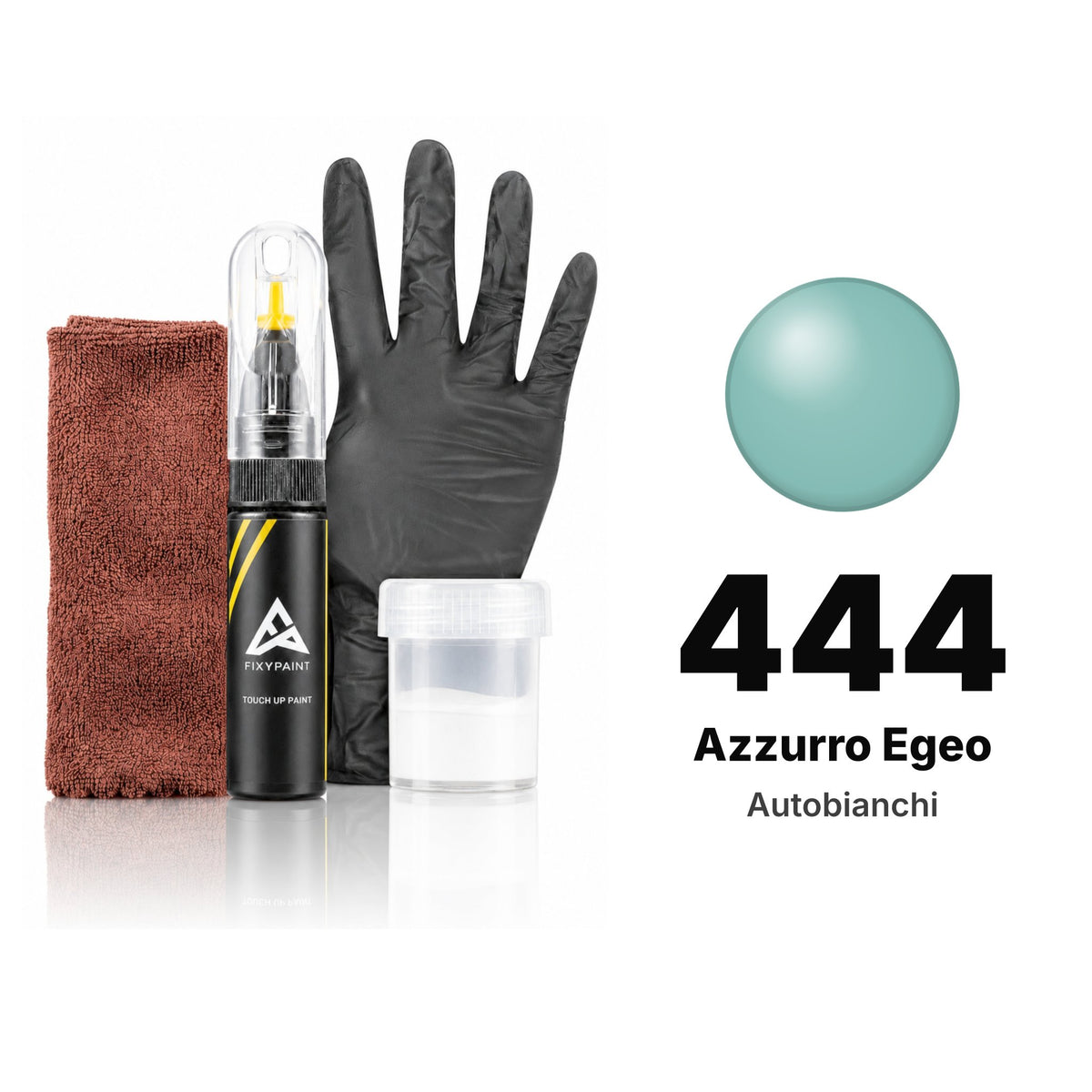 Touch-up paint for Autobianchi 444 Azzurro Egeo, Complete kit