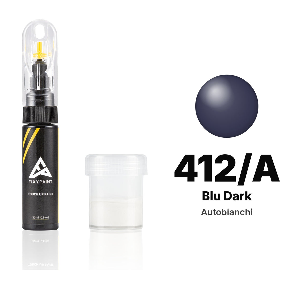 Touch-up paint for Autobianchi 412/A Blu Dark, Standard kit