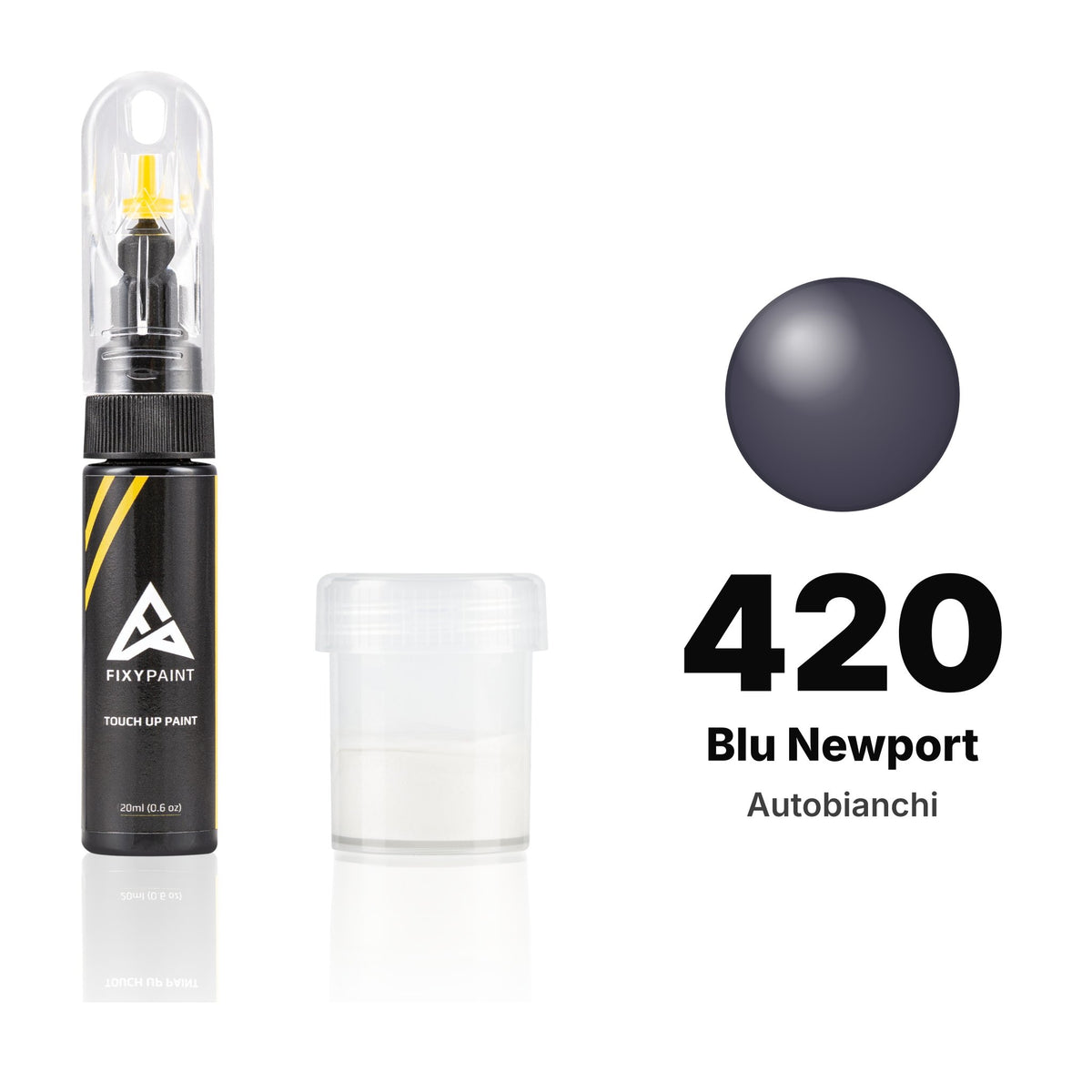 Touch-up paint for Autobianchi 420 Blu Newport, Standard kit