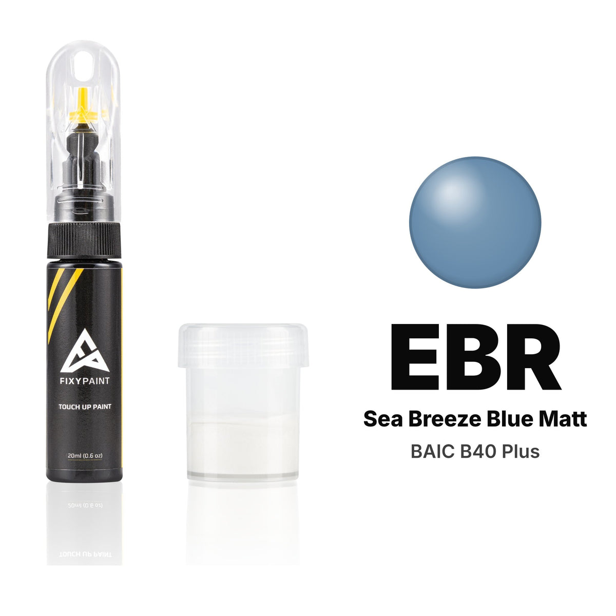 Touch-up paint for BAIC B40 Plus EBR Sea Breeze Blue Matt, Standard kit