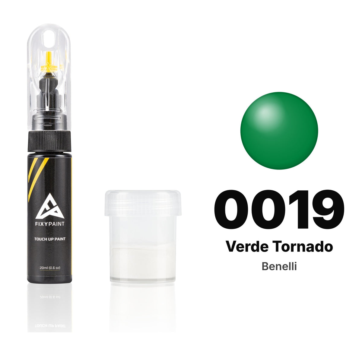 Touch-up paint for Benelli 0019 Verde Tornado, Standard kit