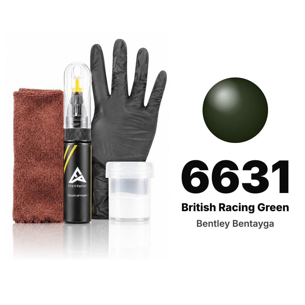 Touch-up paint for Bentley Bentayga 6631 British Racing Green, Complete kit