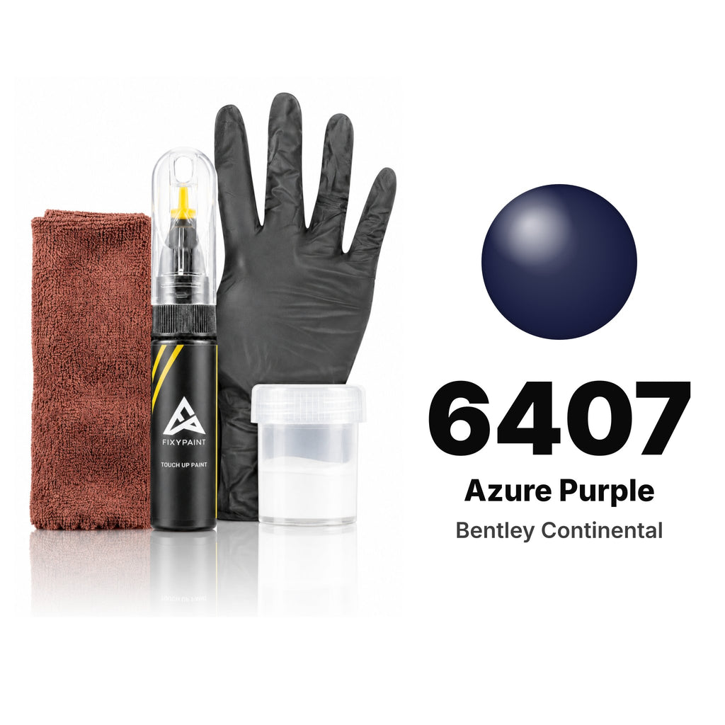 Touch-up paint for Bentley Continental 6407 Azure Purple, Complete kit