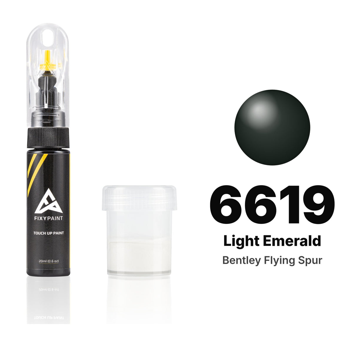 Touch-up paint for Bentley Flying Spur 6619 Light Emerald, Standard kit