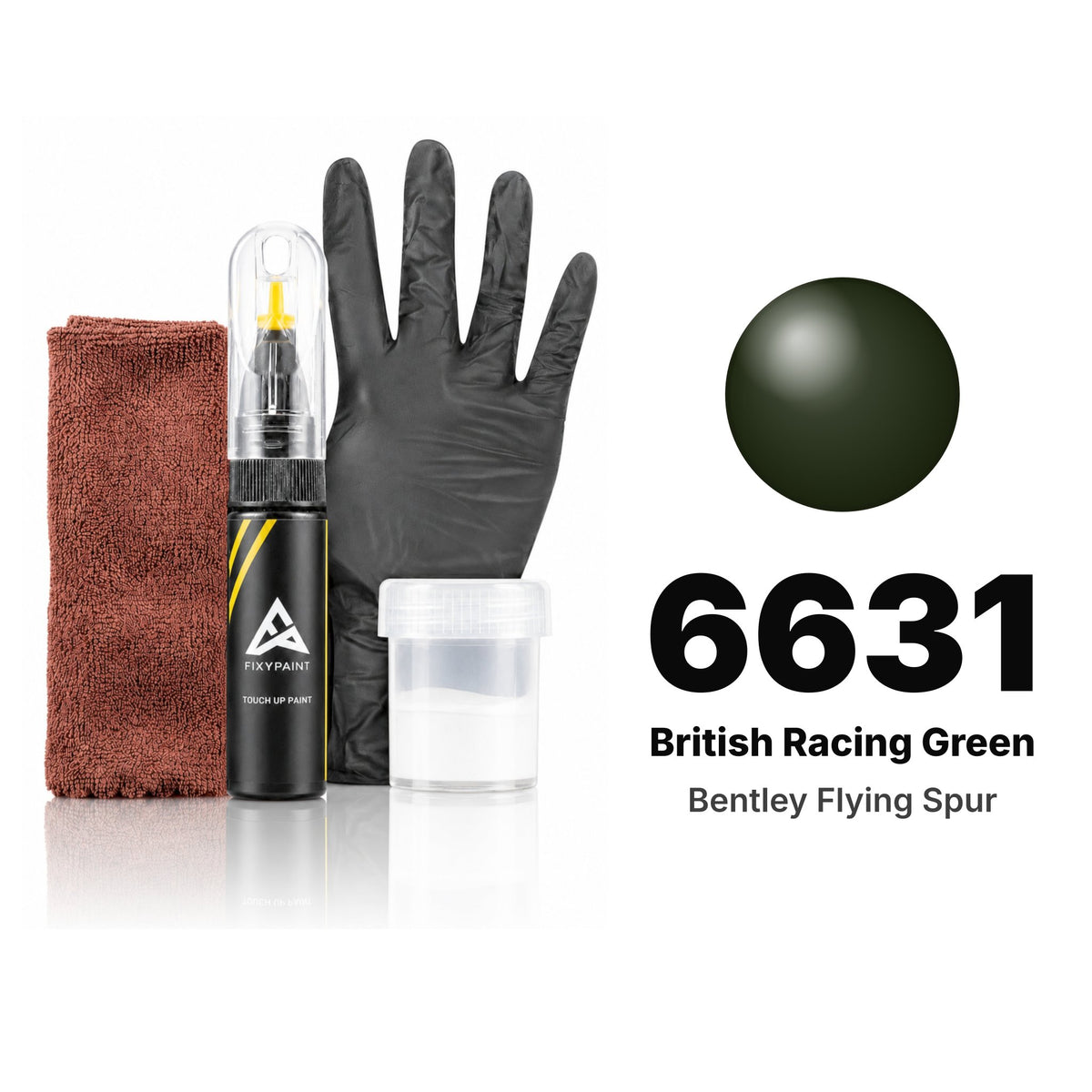 Lackstift für Bentley Flying Spur – 6631 British Racing Green (ab 2017), Set Komplett