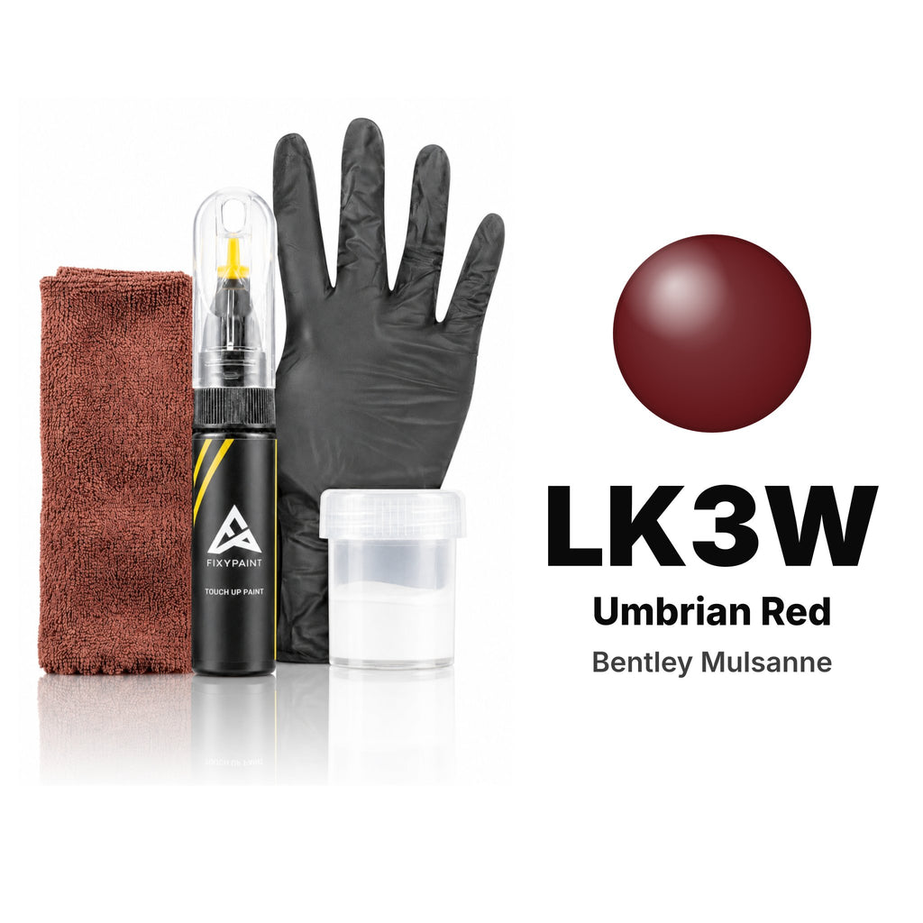 Touch-up paint for Bentley Mulsanne LK3W Umbrian Red, Complete kit