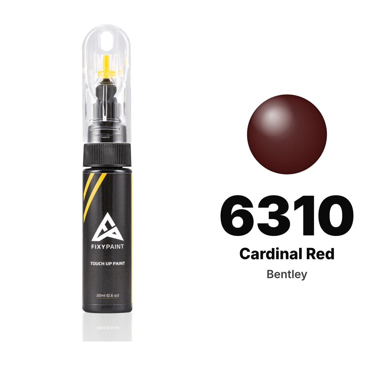 Bentley 6310 Cardinal Red touch-up paint, Basic kit