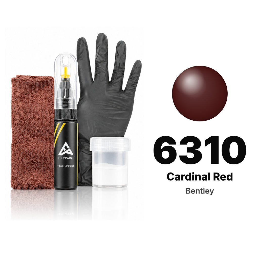 Touch-up paint for Bentley 6310 Cardinal Red, Complete kit