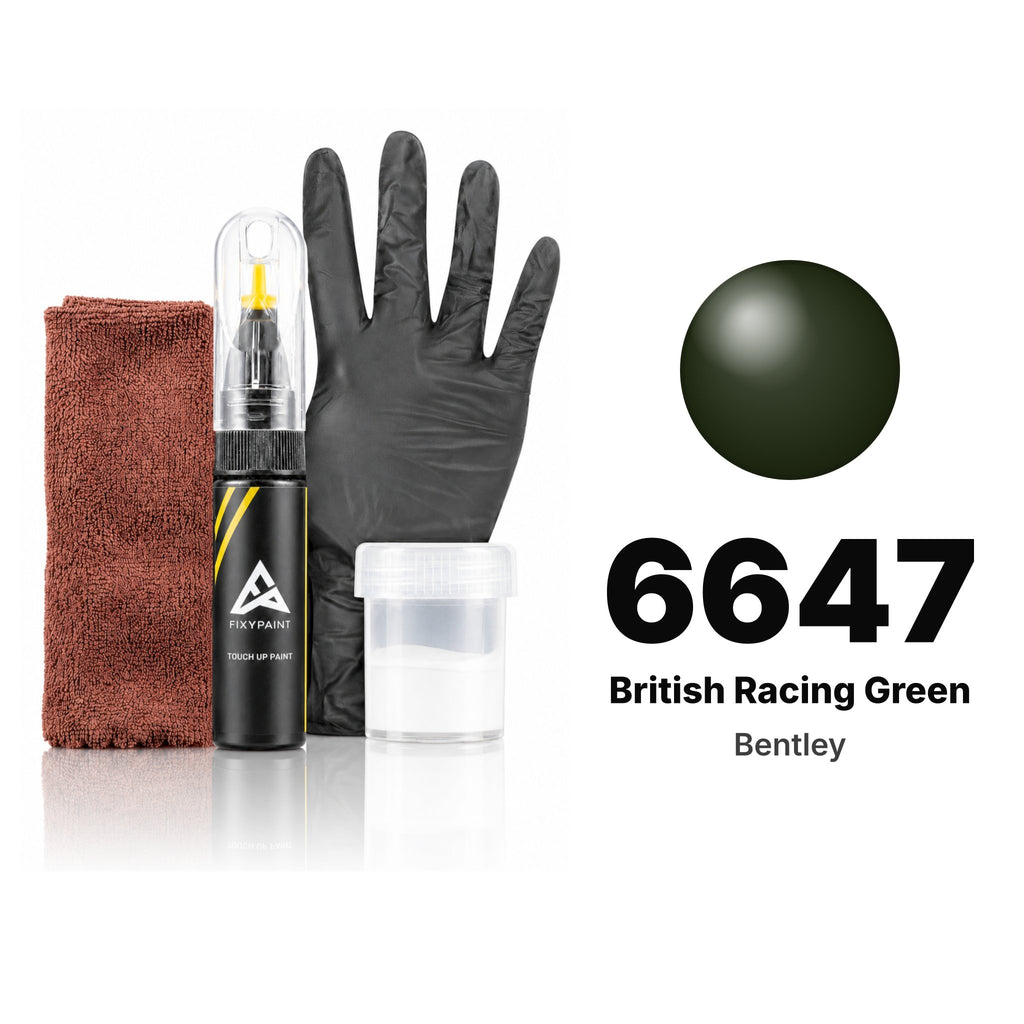 Touch-up paint for Bentley 6647 British Racing Green, Complete kit