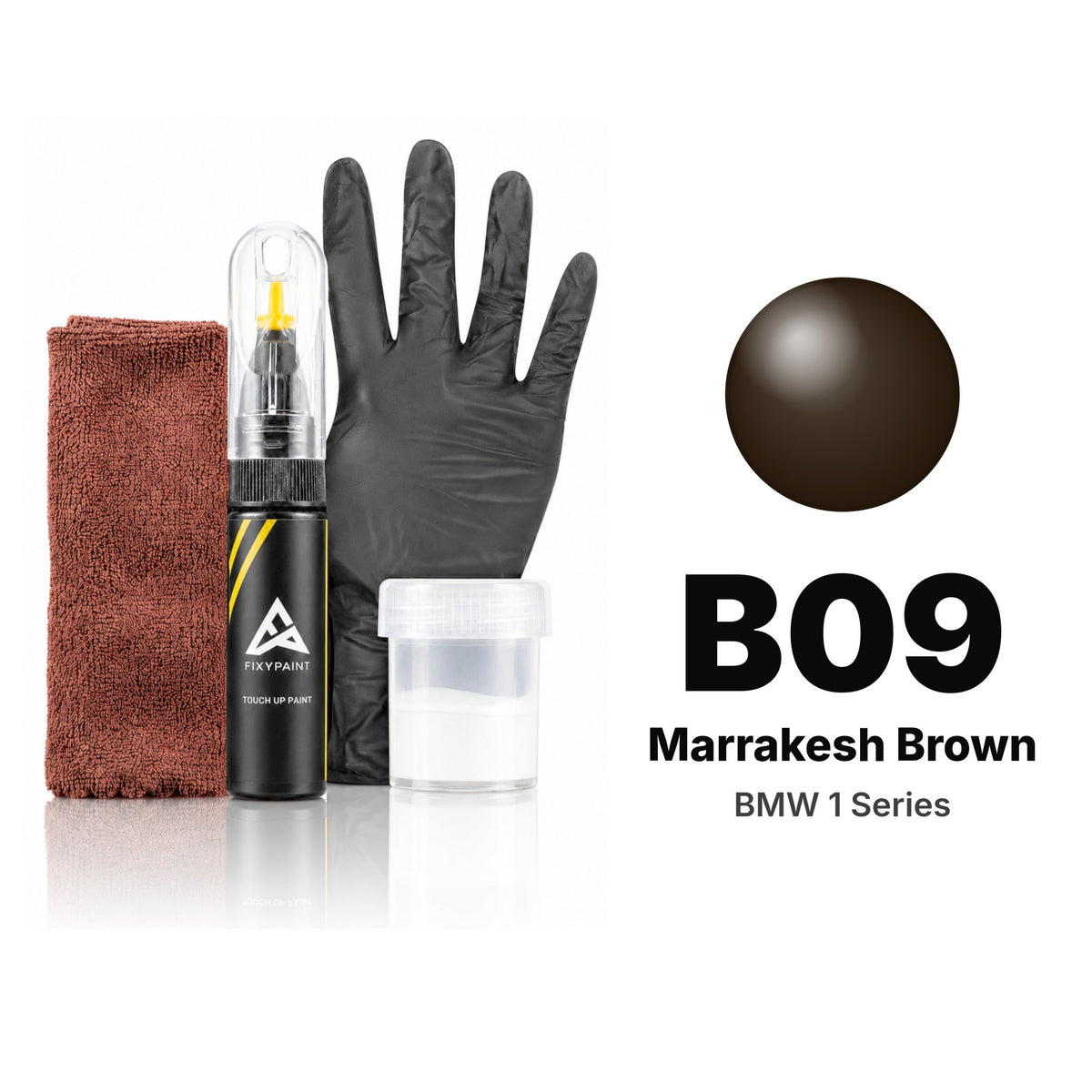Touch-up paint for BMW 1 Series B09 Marrakesh Brown, Complete kit