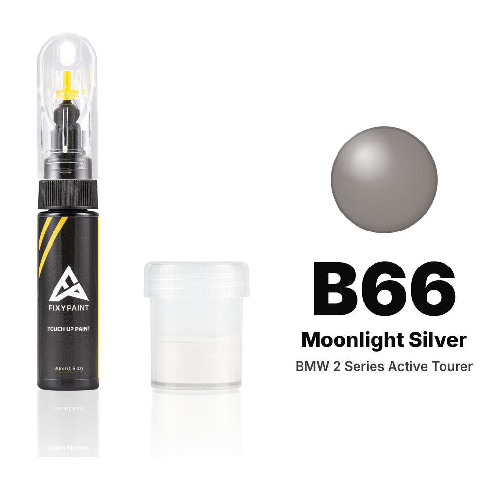 Vernice ritocco per BMW Serie 2 Active Tourer – B66 Moonlight Silver (2016–2017), kit Standard