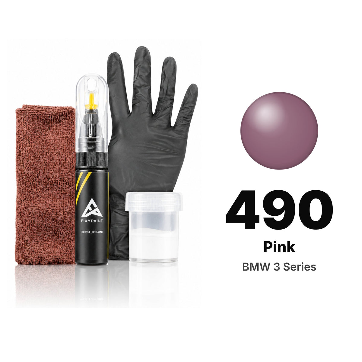 Touch-up paint for BMW 3 Series 490 Pink, Complete kit