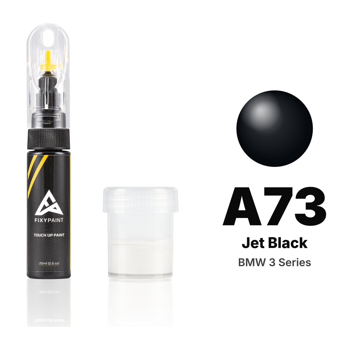 Touch-up paint for BMW 3 Series A73 Jet Black, Standard kit