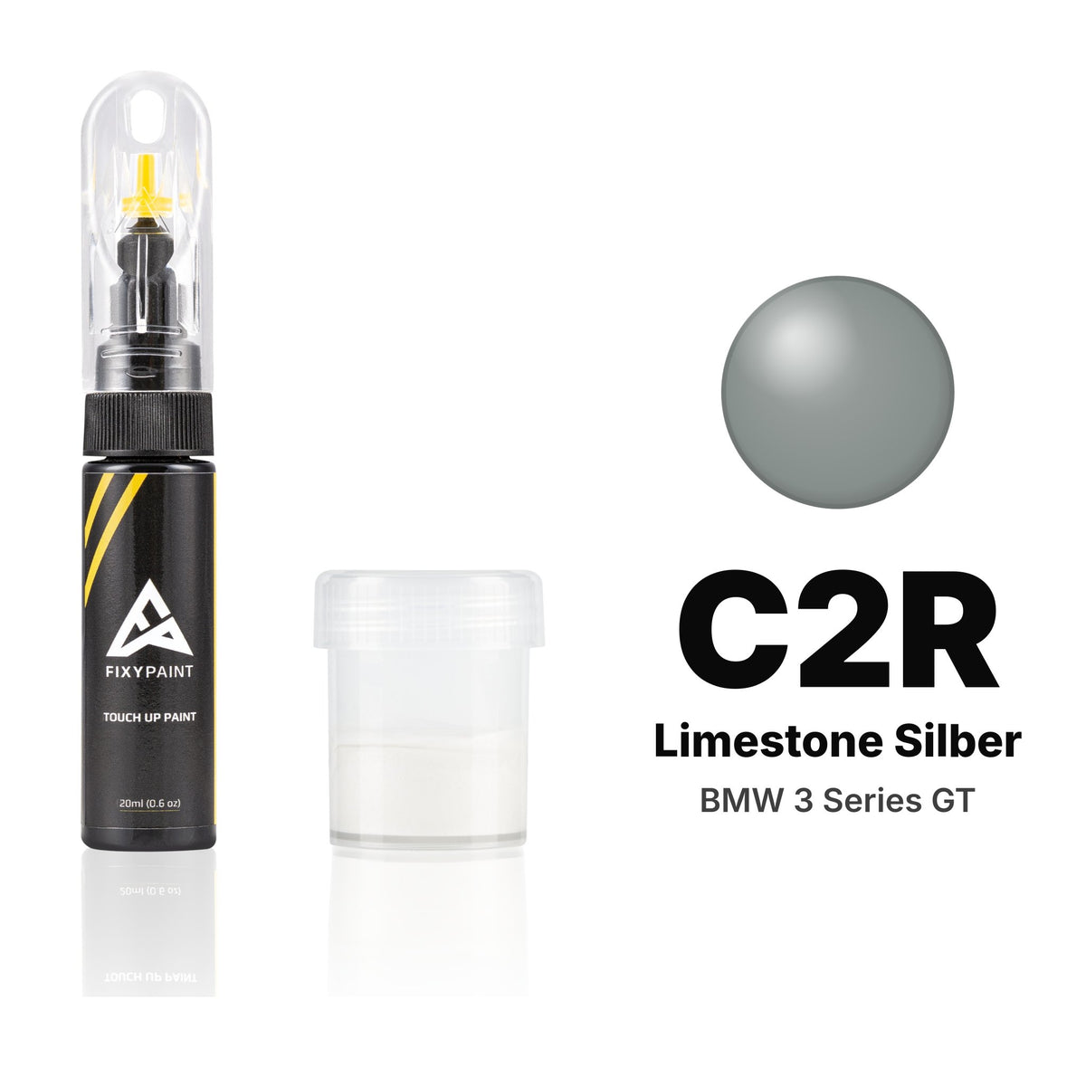Touch-up paint for BMW 3 Series GT C2R Limestone Silber, Standard kit