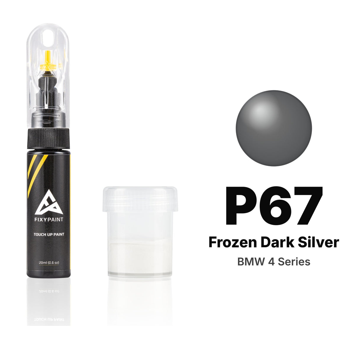 Lackstift für BMW 4er – P67 Frozen Dark Silver (2018–2019), Set Standard