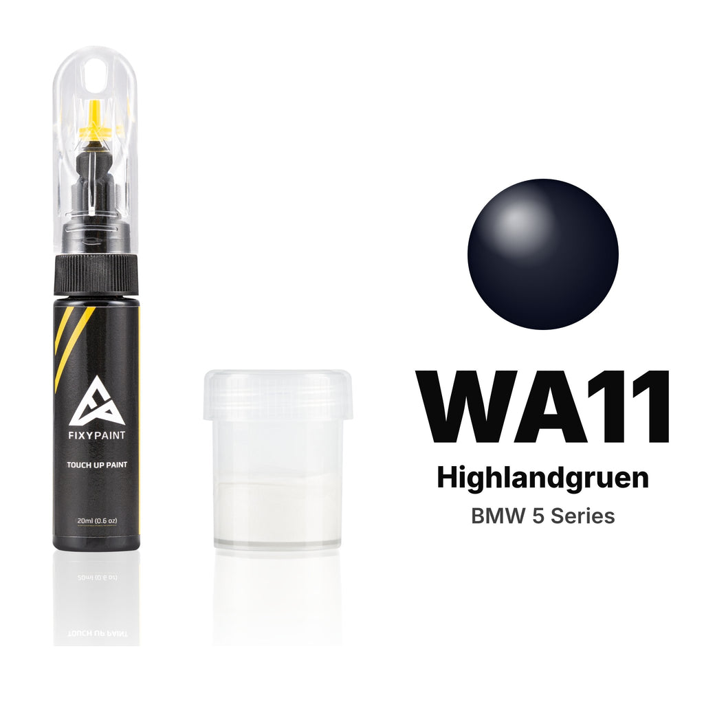 Lackstift für BMW 5er – WA11 Highlandgruen (2002), Set Standard