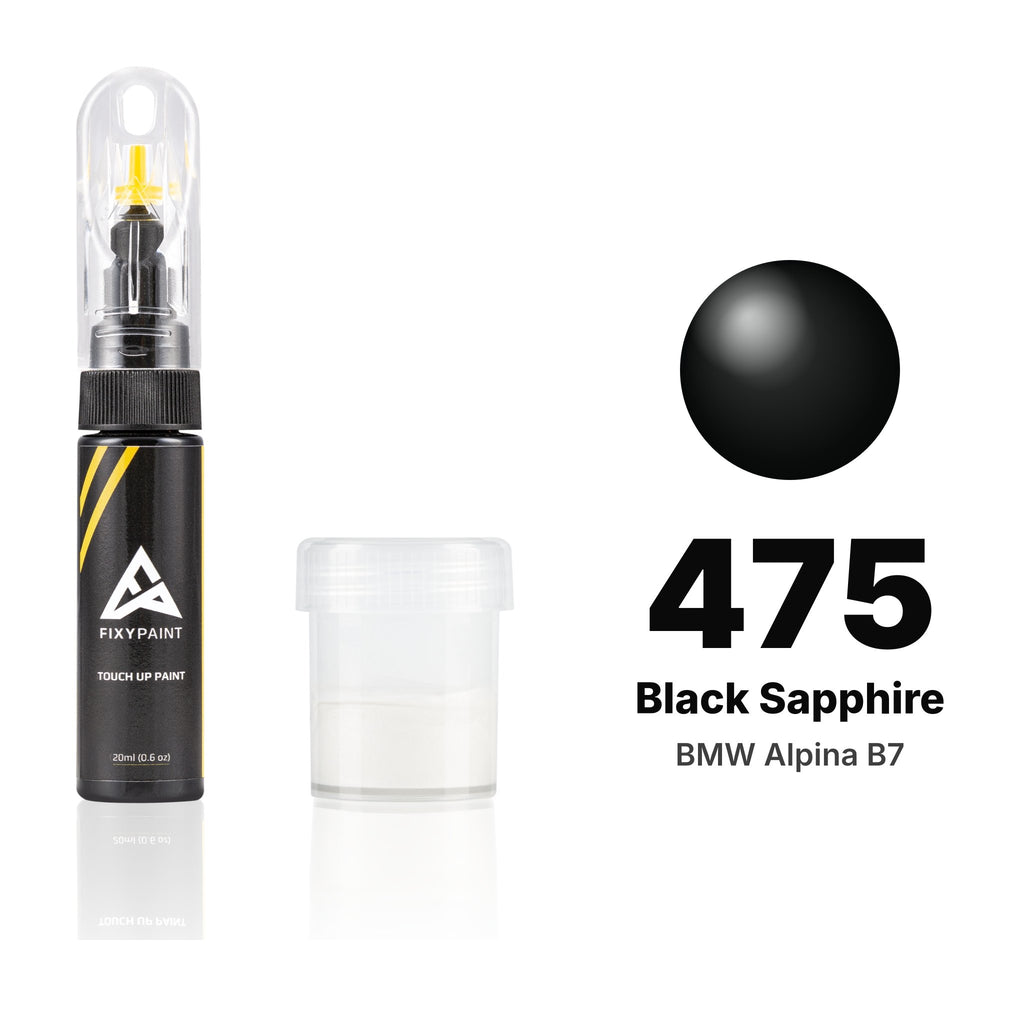 Lackstift für BMW Alpina B7 – 475 Black Sapphire (2008–2024), Set Standard