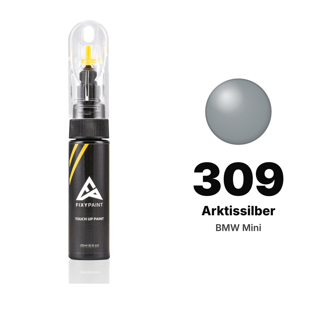 BMW Mini 309 Arktissilber touch-up paint, Basic kit