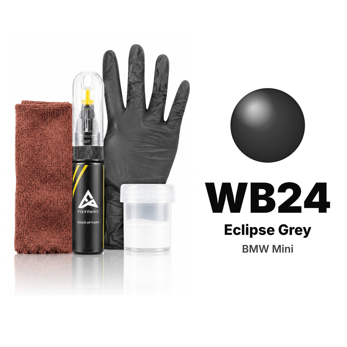 Lackstift für BMW Mini – WB24 Eclipse Grey (2011–2015), Set Komplett