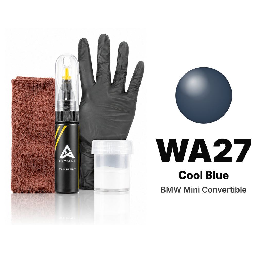Touch-up paint for BMW Mini Convertible WA27 Cool Blue, Complete kit