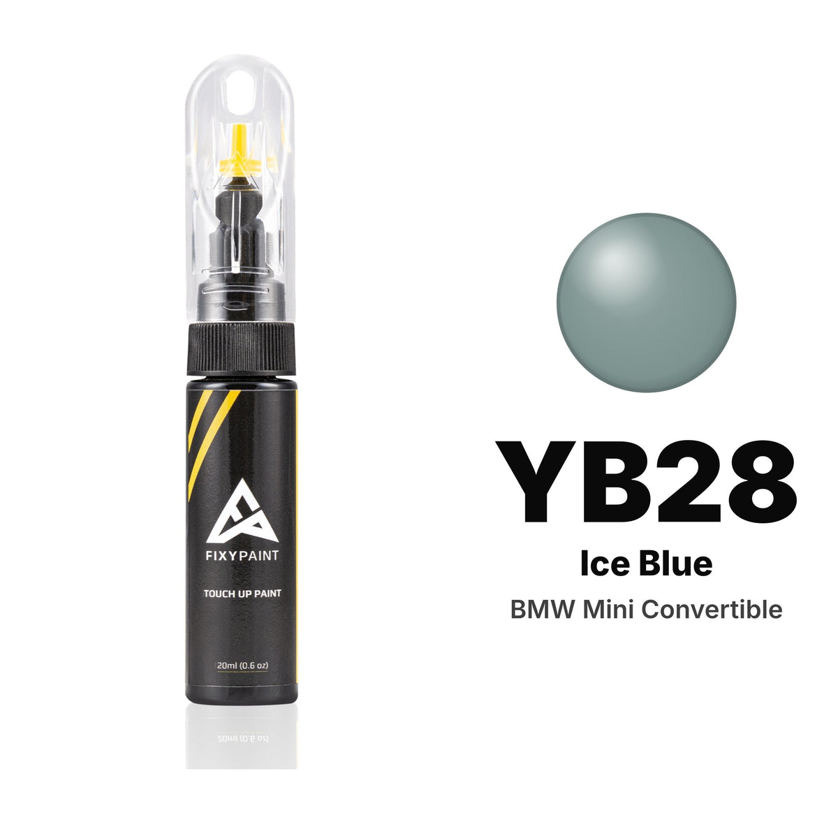 Touch-up paint for BMW Mini Convertible YB28 Ice Blue, Basic kit