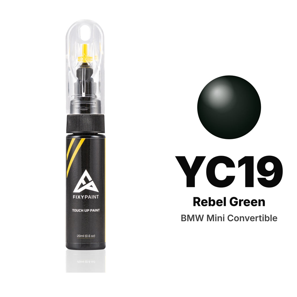 Touch-up paint for BMW Mini Convertible YC19 Rebel Green, Basic kit