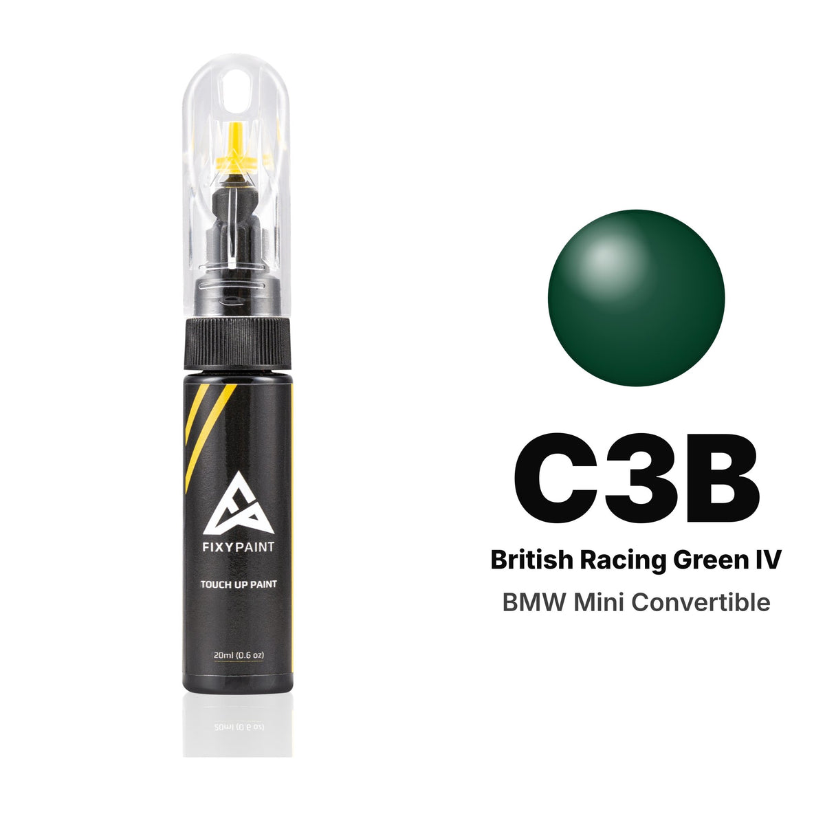 Touch-up paint for BMW Mini Convertible C3B British Racing Green IV, Basic kit