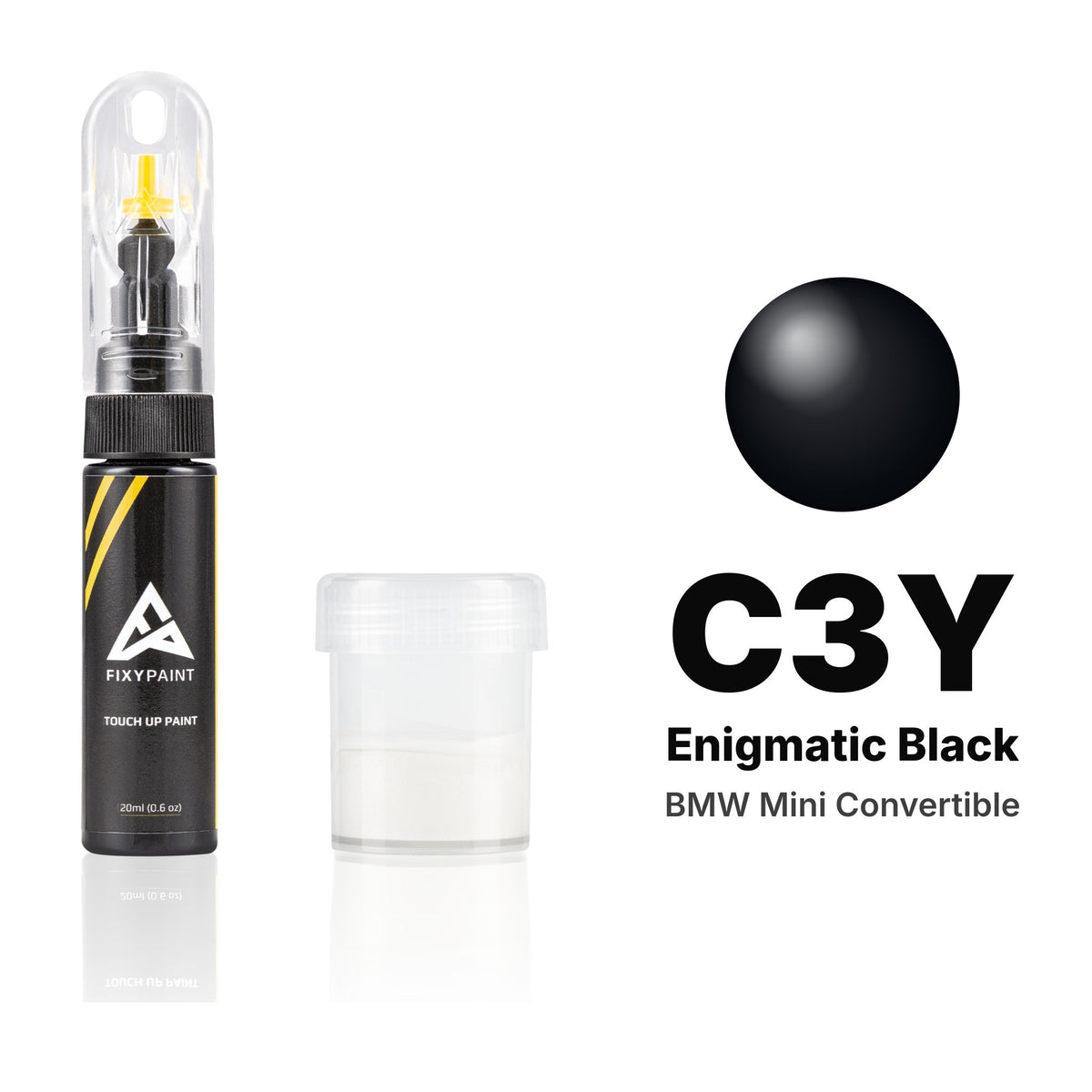 Touch-up paint for BMW Mini Convertible C3Y Enigmatic Black, Standard kit