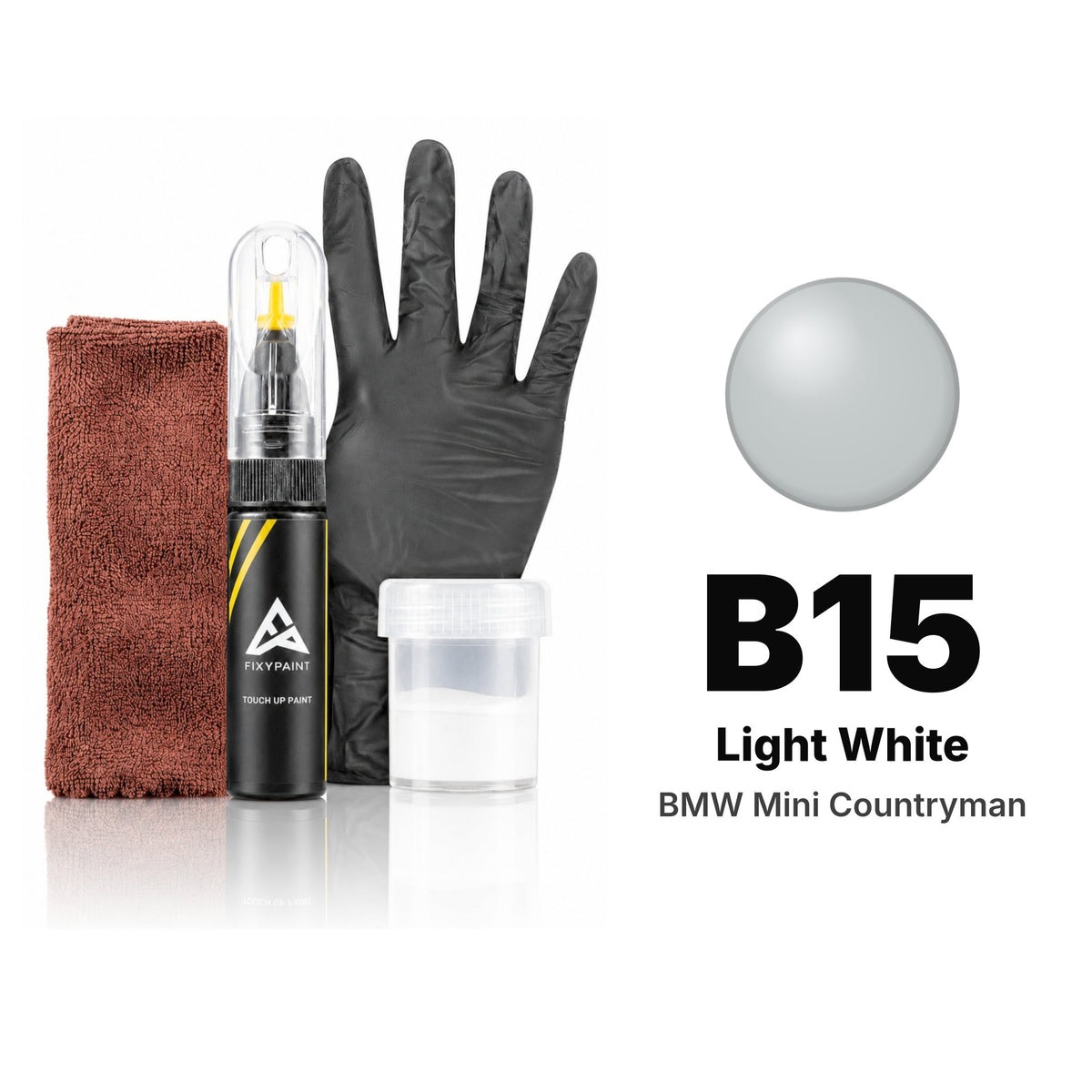Touch-up paint for BMW Mini Countryman B15 Light White, Complete kit