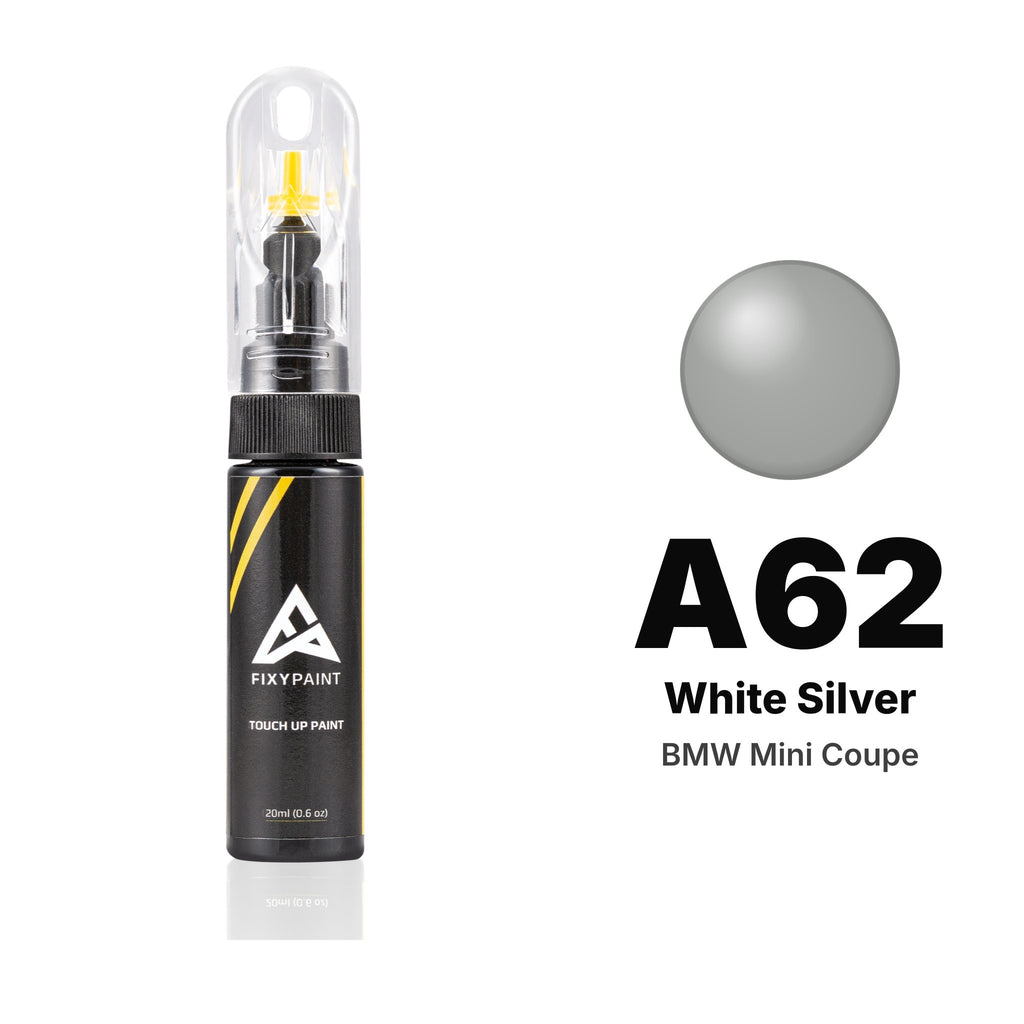 Vernice ritocco per BMW Mini Coupe – A62 White Silver (2012–2015), kit Base