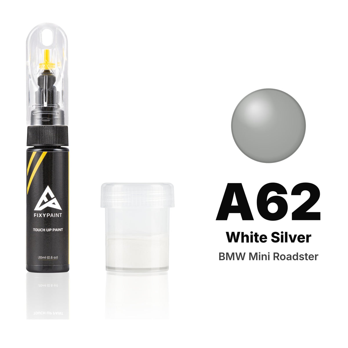 Vernice ritocco per BMW Mini Roadster – A62 White Silver (2012–2015), kit Standard