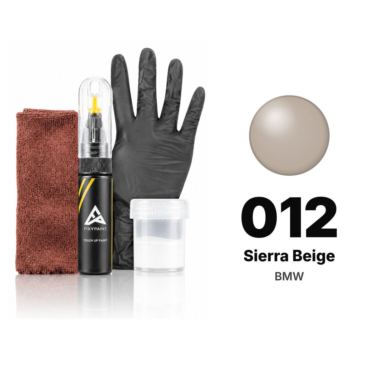 Touch-up paint for BMW 012 Sierra Beige, Complete kit