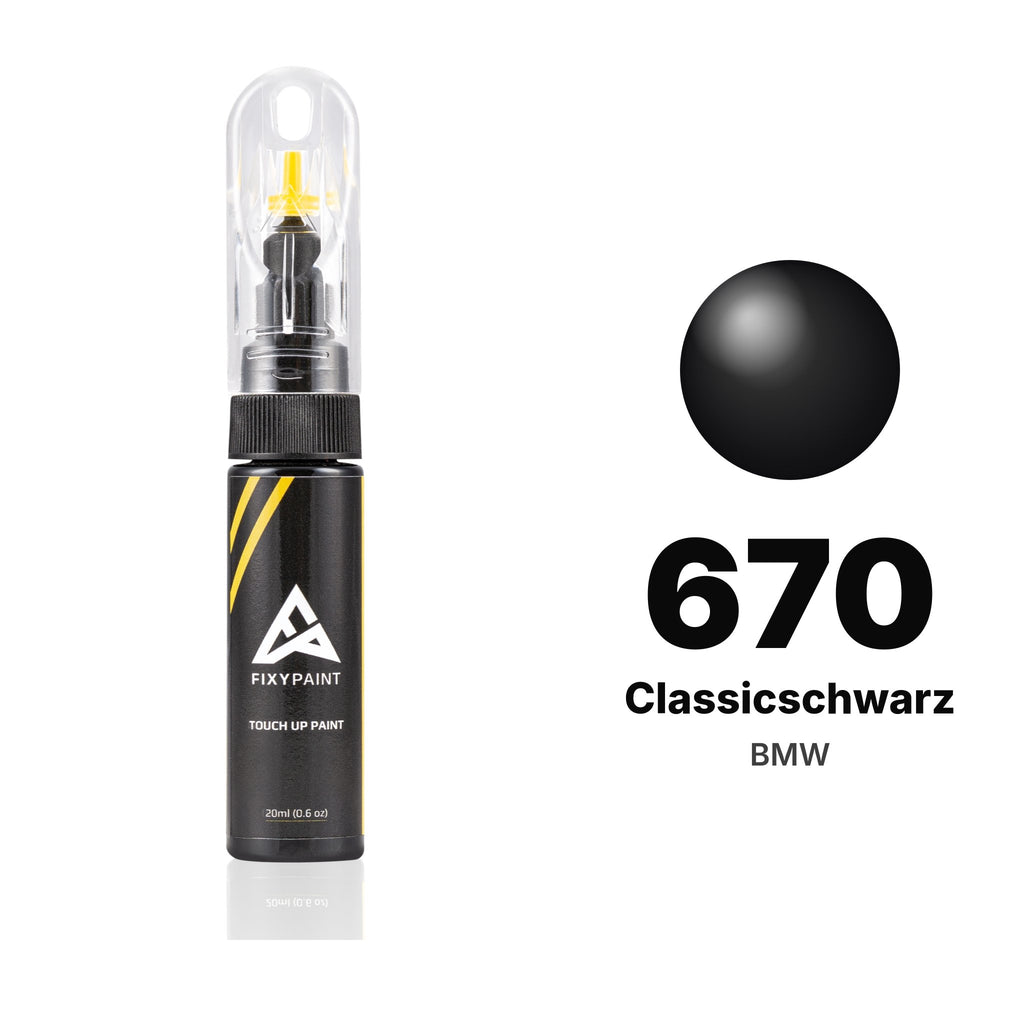 Touch-up paint for BMW 670 Classicschwarz, Basic kit