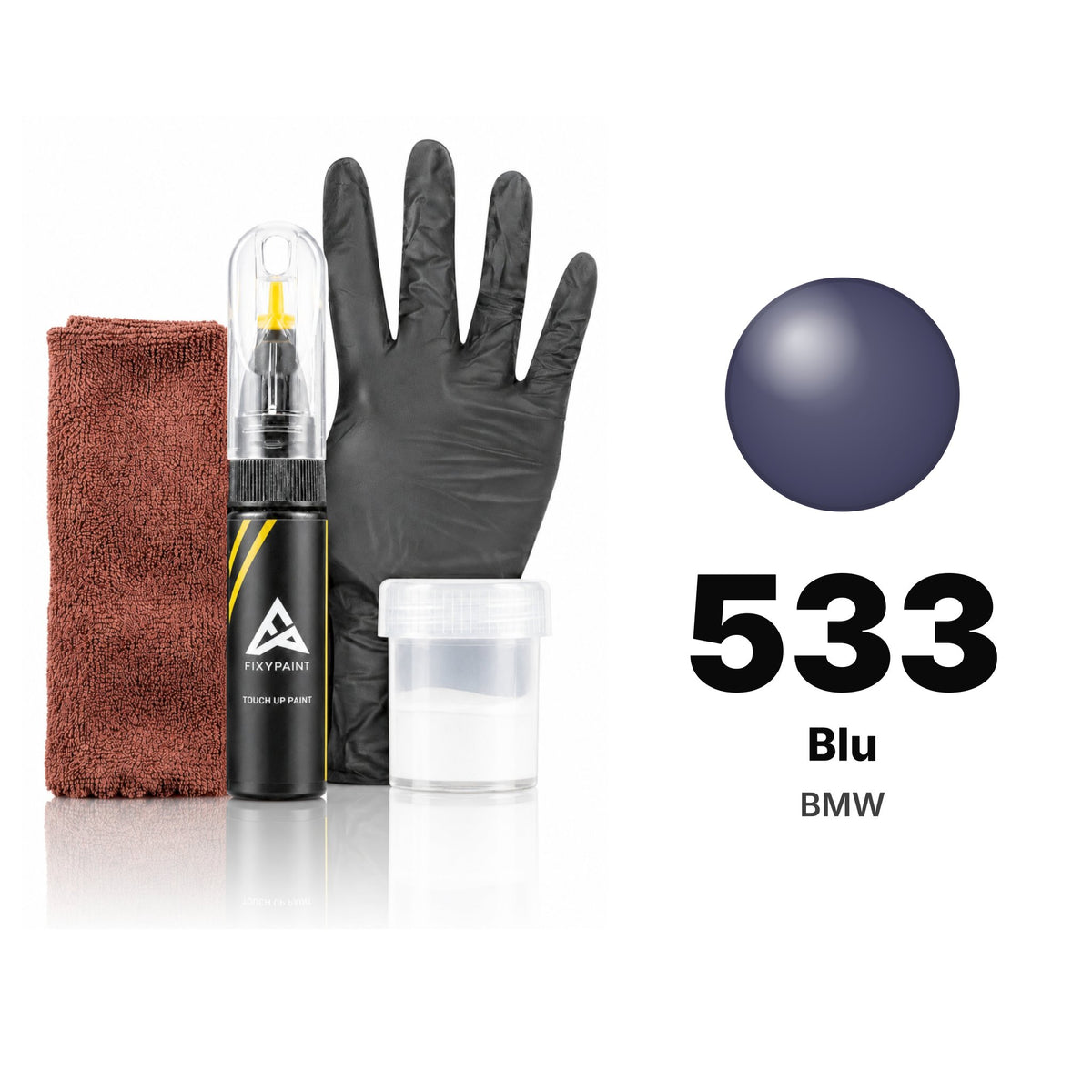 Touch-up paint for BMW 533 Blu, Complete kit