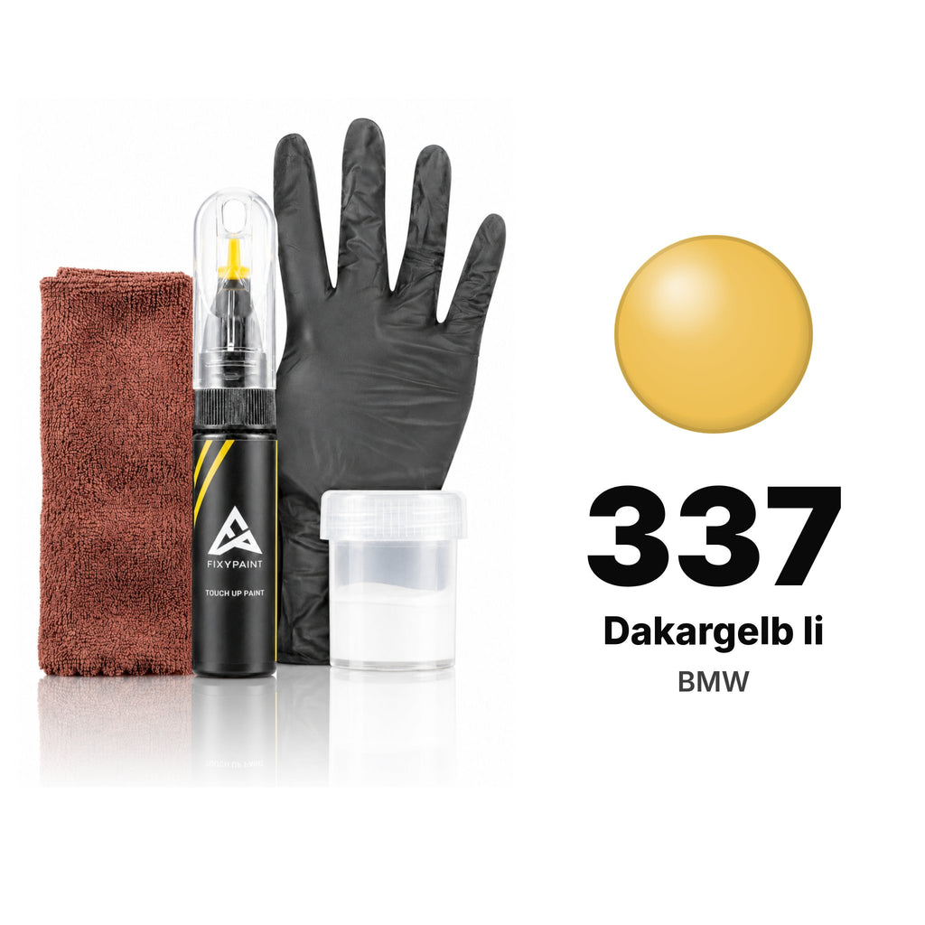 Touch-up paint for BMW 337 Dakargelb Ii, Complete kit