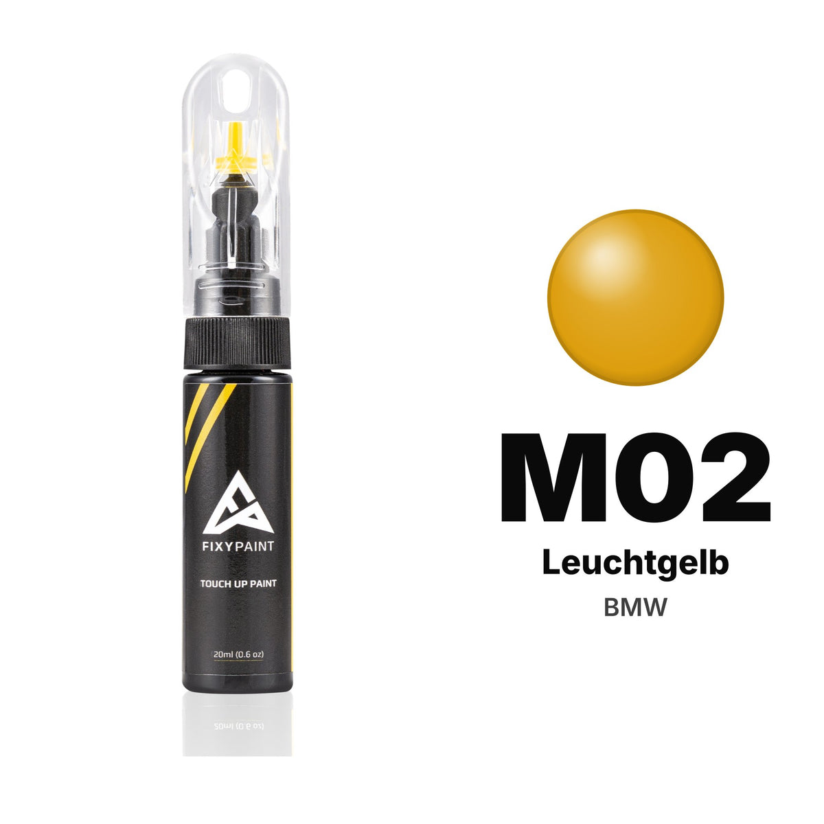 BMW M02 Leuchtgelb touch-up paint, Basic kit