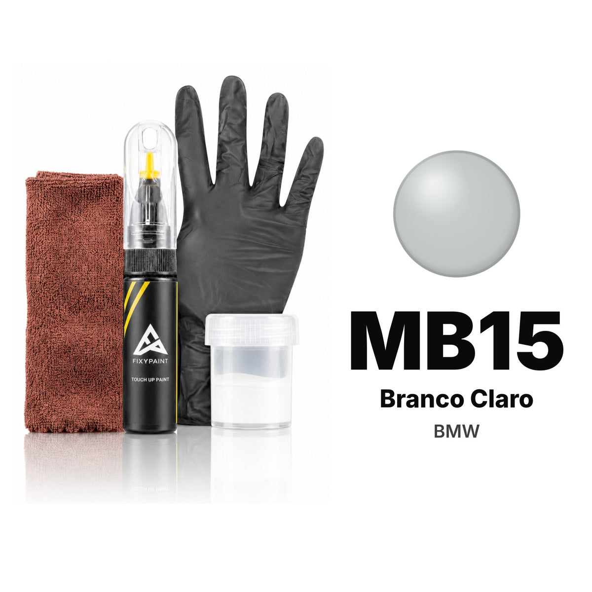 Lackstift für BMW – MB15 Branco Claro (alle Modelle, ab 2013), Set Komplett