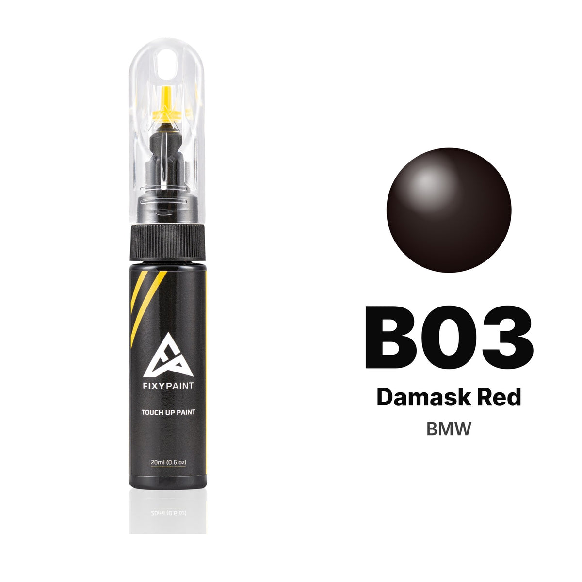 BMW B03 Damask Red touch-up paint, Basic kit