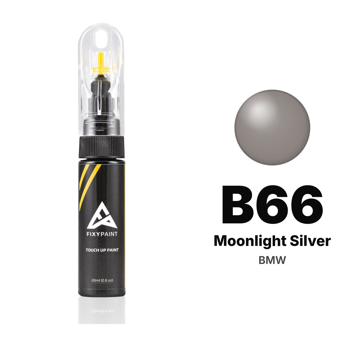 Touch-up paint for BMW B66 Moonlight Silver, Basic kit