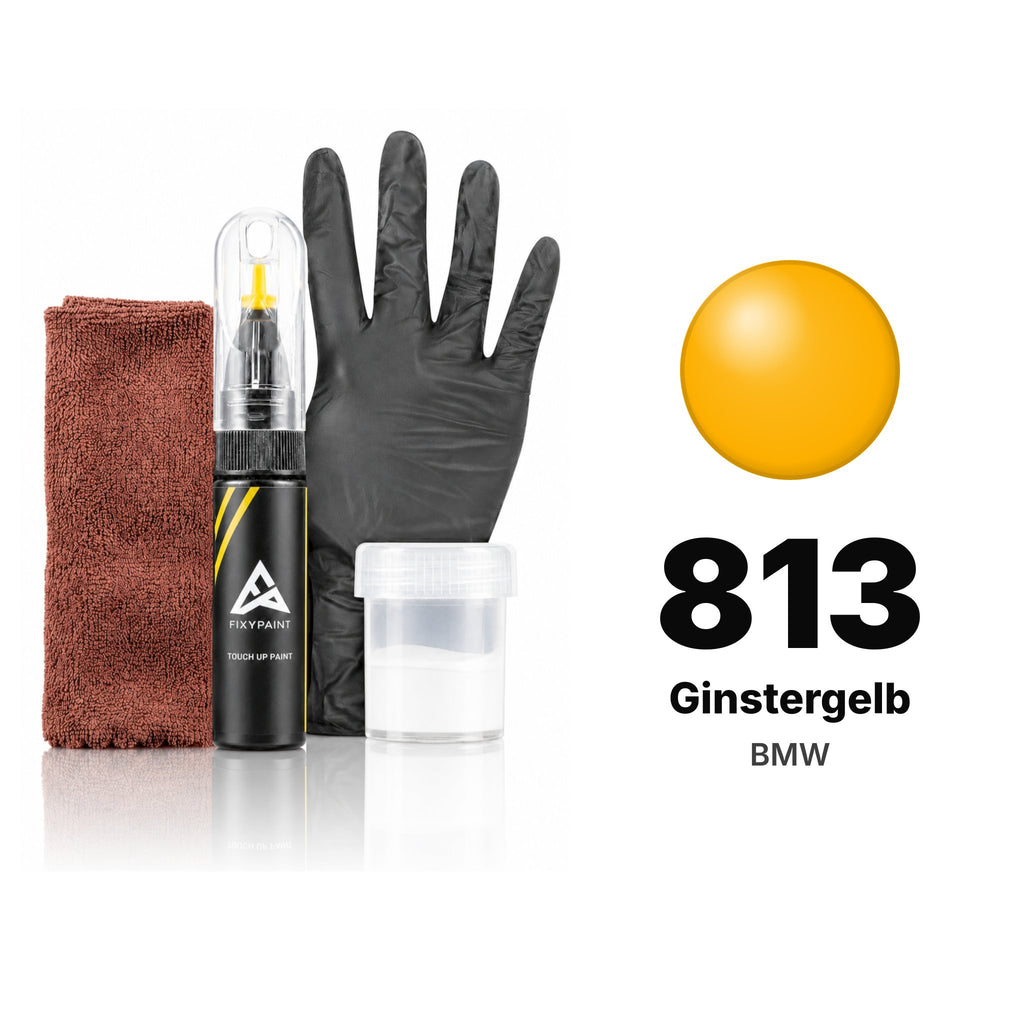 Touch-up paint for BMW 813 Ginstergelb, Complete kit