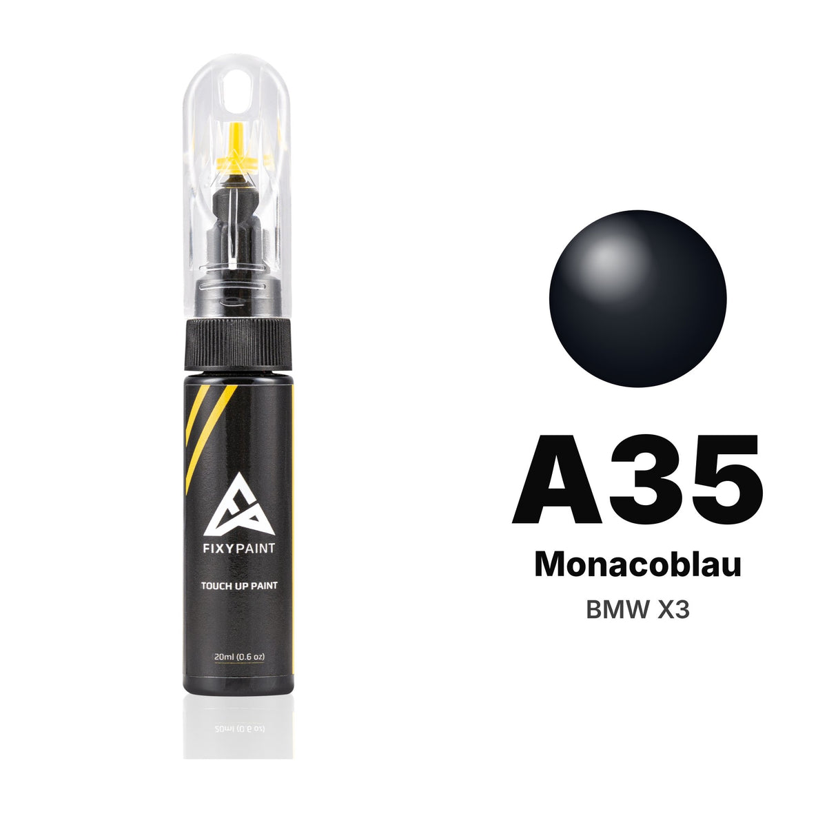 BMW X3 A35 Monacoblau touch-up paint, Basic kit