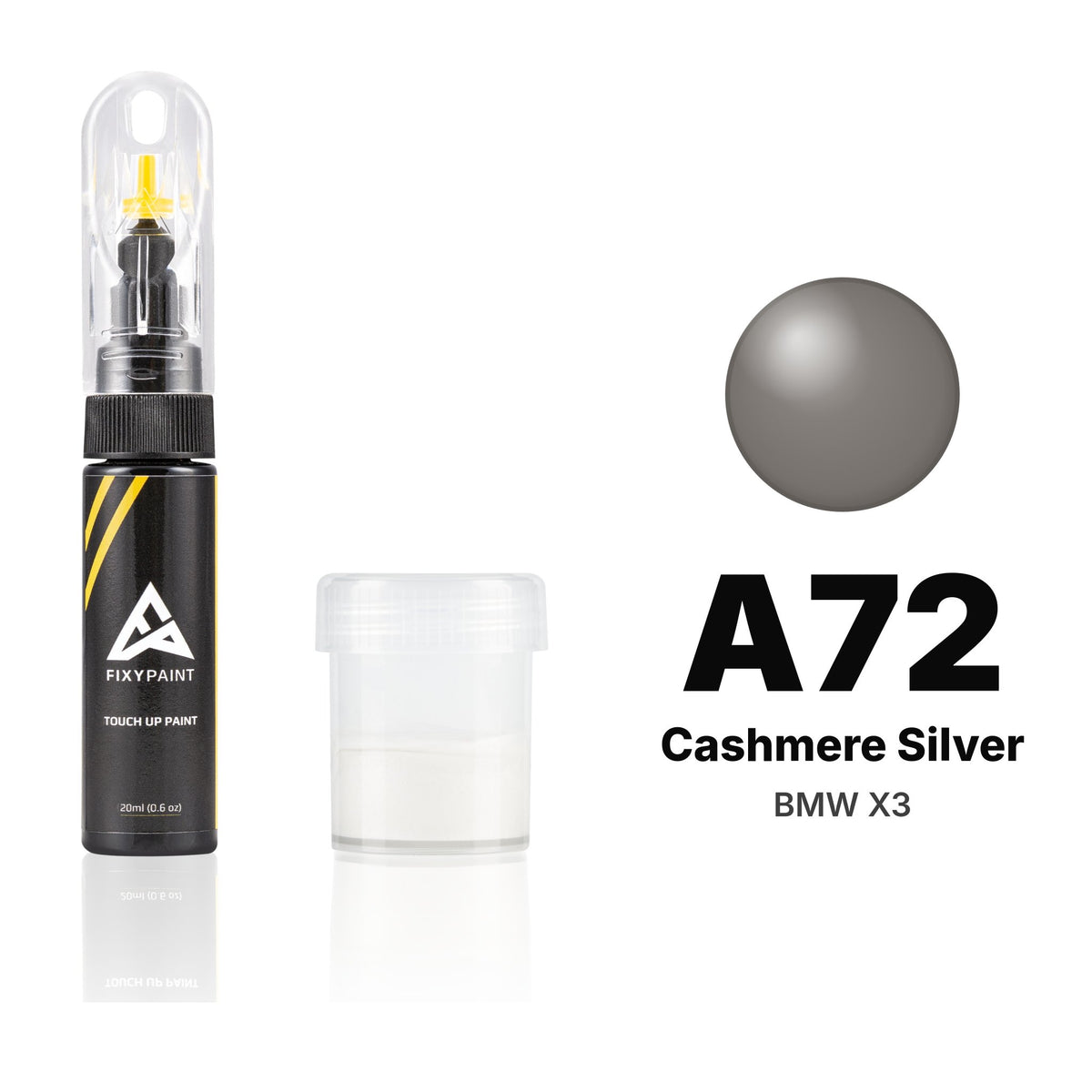 Touch-up paint for BMW X3 A72 Cashmere Silver, Standard kit