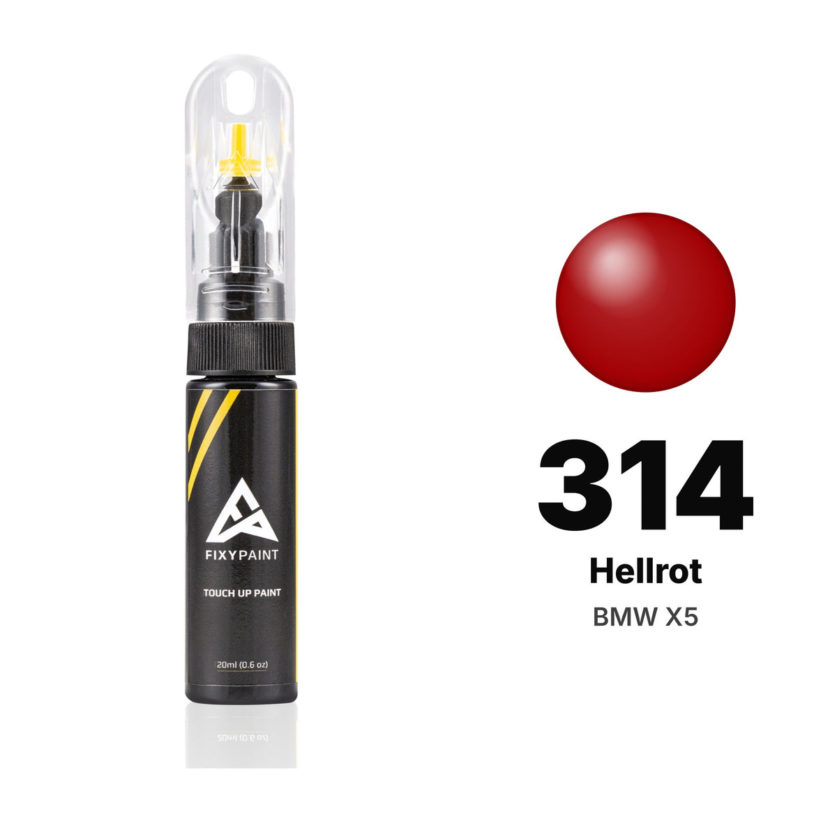 BMW X5 314 Hellrot touch-up paint, Basic kit