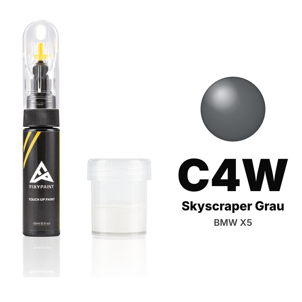 Lackstift für BMW X5 – C4W Skyscraper Grau (ab 2022), Set Standard