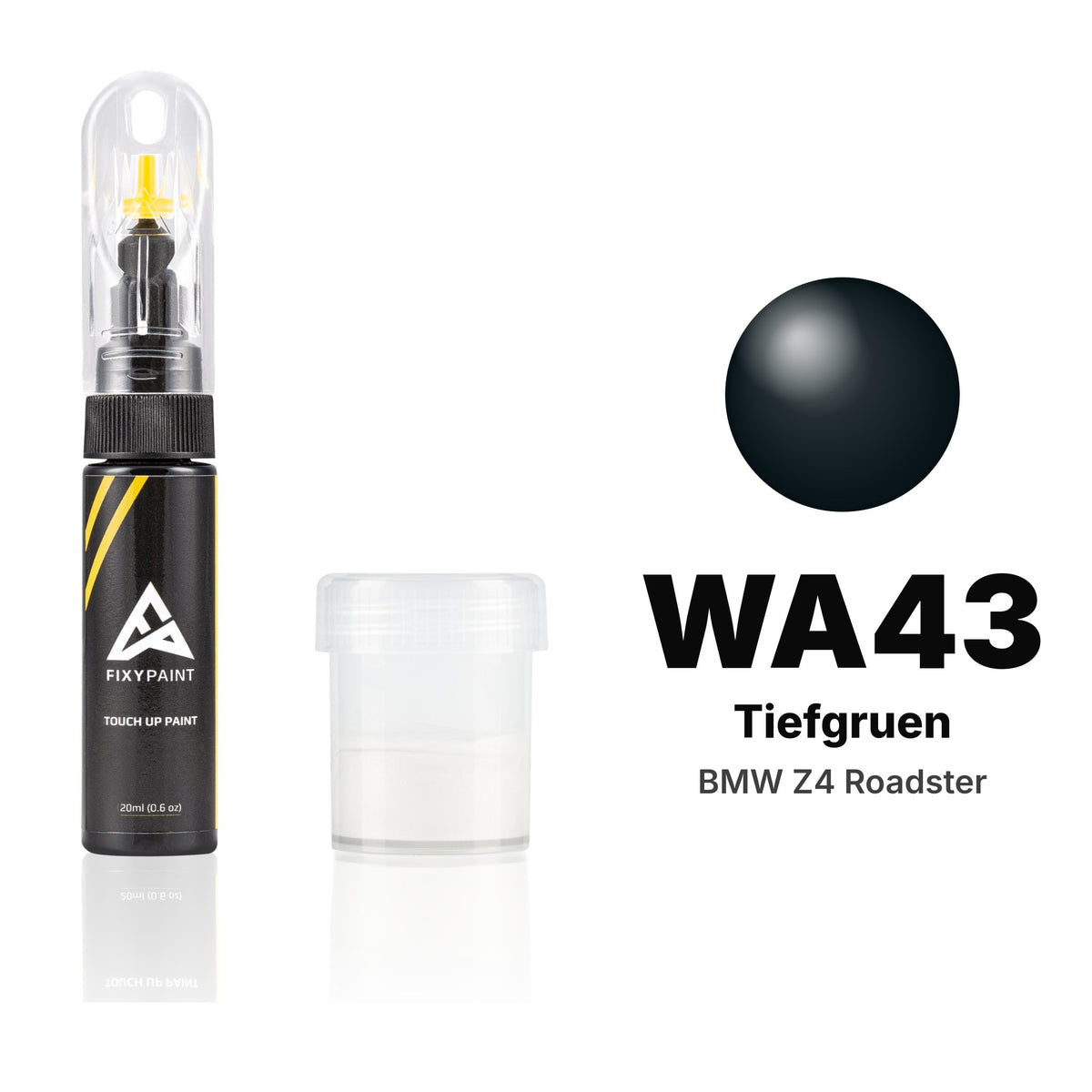 Peinture de retouche pour BMW Z4 Roadster – WA43 Tiefgruen (2006–2010), kit Standard