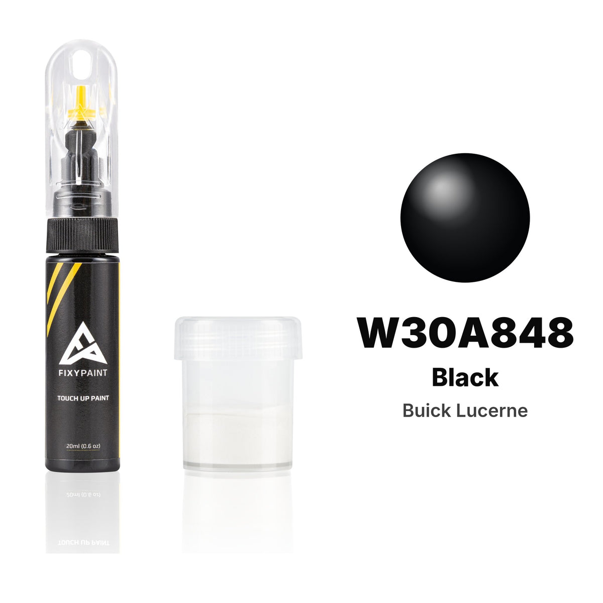 Touch-up paint for Buick Lucerne W30A848 Black, Standard kit