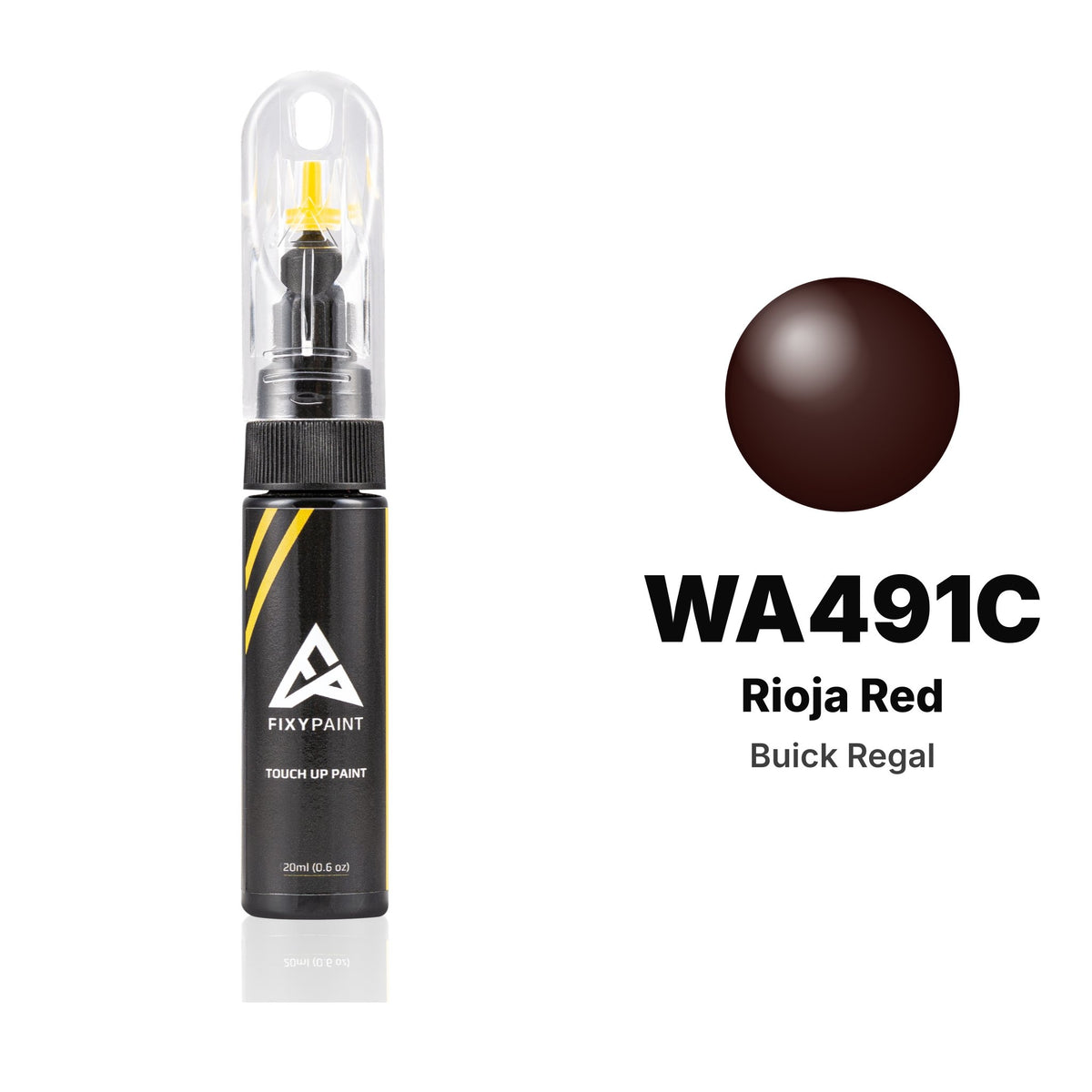 Touch-up paint for Buick Regal WA491C Rioja Red, Basic kit