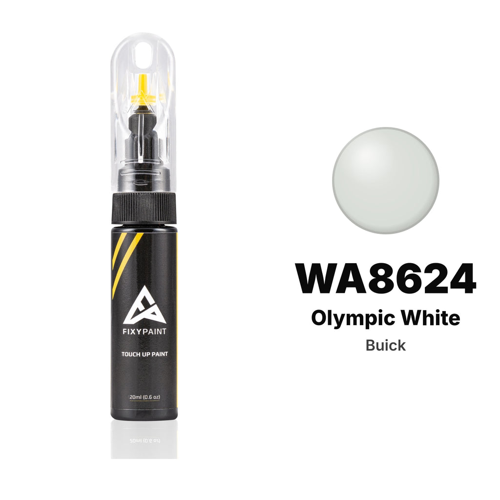 Touch-up paint for Buick WA8624 Olympic White, Basic kit
