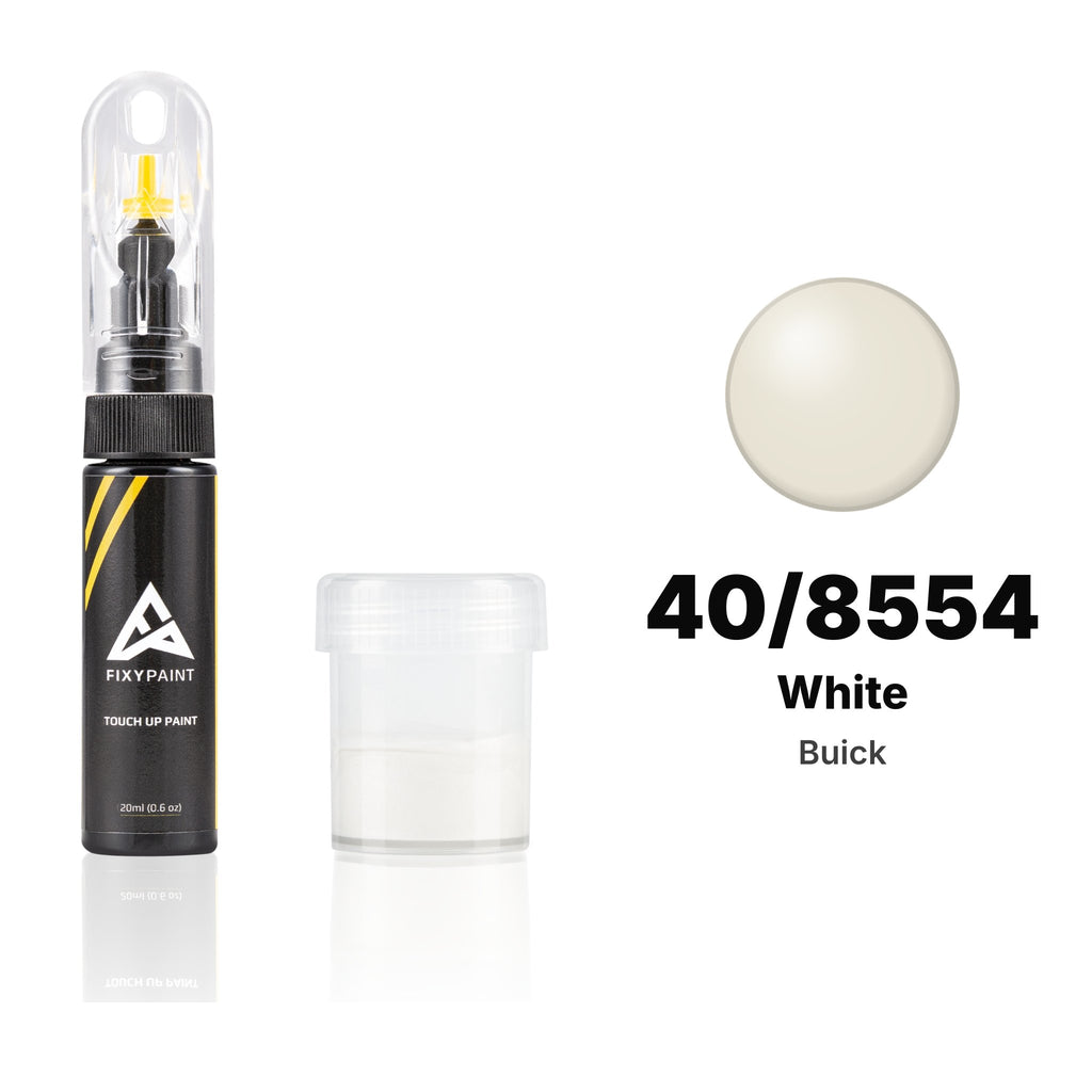 Touch-up paint for Buick 40/8554 White, Standard kit